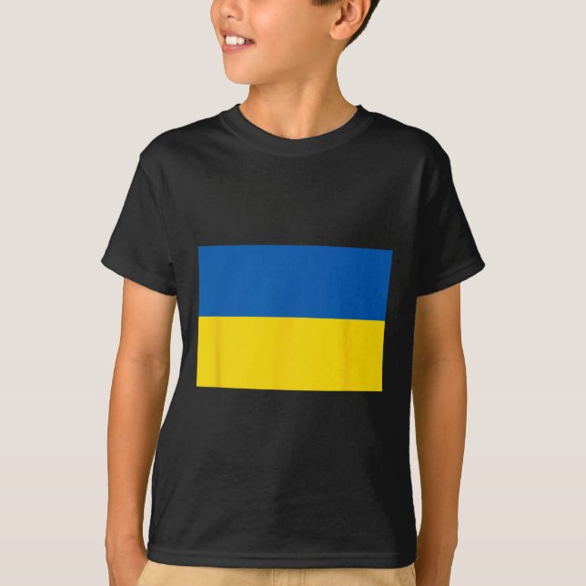 Camiseta Bandeira ucraniana da Ucrânia 2  (Frente)