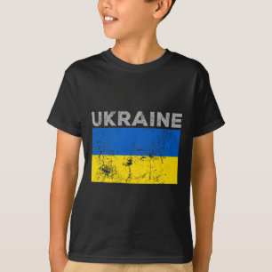 Camiseta Bandeira ucraniana vintage Ucrânia Orgulho 11