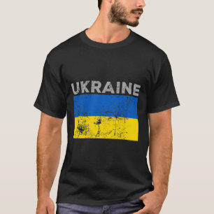 Camiseta Bandeira ucraniana vintage Ucrânia Orgulho 11 