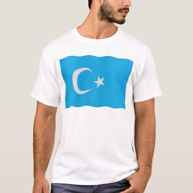 Camiseta bandeira uigur (Frente)