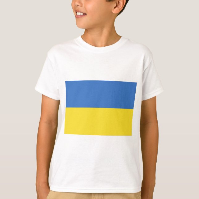 Camiseta bandeira ukraine (Frente)