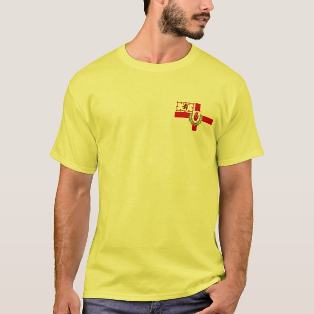 Camiseta Bandeira Ulster-Escocesa/Irlandês (Frente)