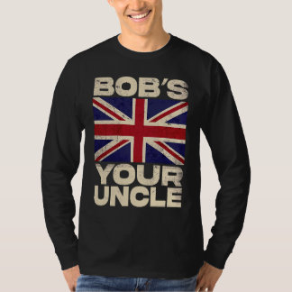 Camiseta Bandeira Union Jack Britânica Bob é seu Tio