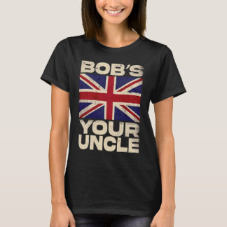 Camiseta Bandeira Union Jack Britânica Bob's your Uncle