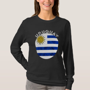 Camiseta Bandeira Uruguaia Pessoas Charrúa Sol Orgulho Urug