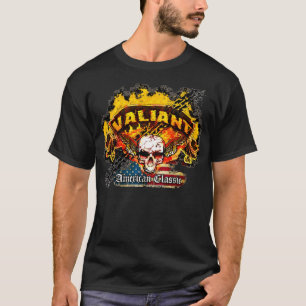 Camiseta Bandeira valente de Plymouth - crânio da bandeira