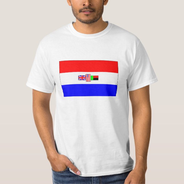 Camiseta Bandeira velha de África do Sul (Frente)