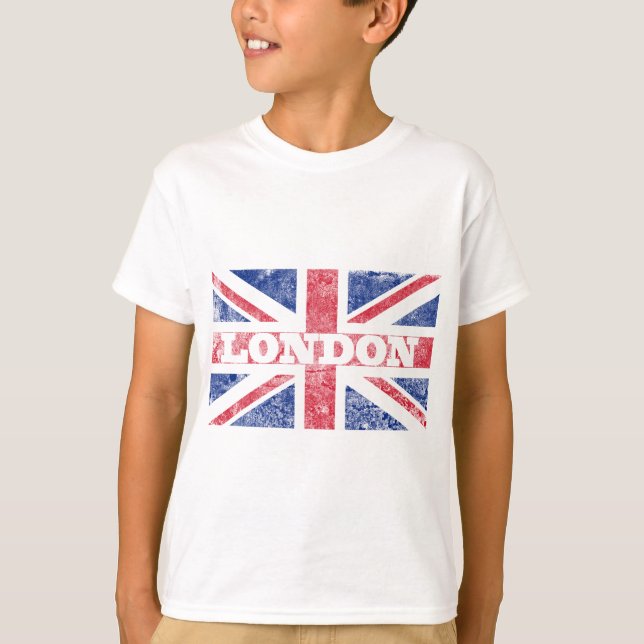 Camiseta Bandeira velha de Londres (Frente)