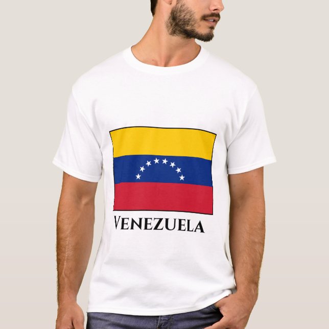 Camiseta Bandeira Venezuela (venezuelana) (Frente)