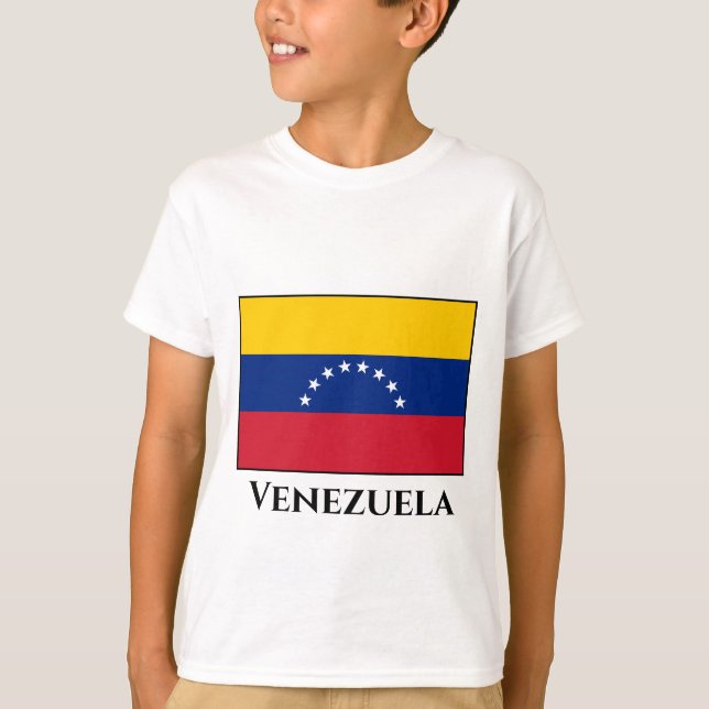 Camiseta Bandeira Venezuela (venezuelana) (Frente)