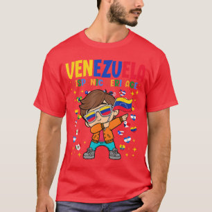 Camiseta Bandeira Venezuelana do Patrimônio Hispânico Orgul