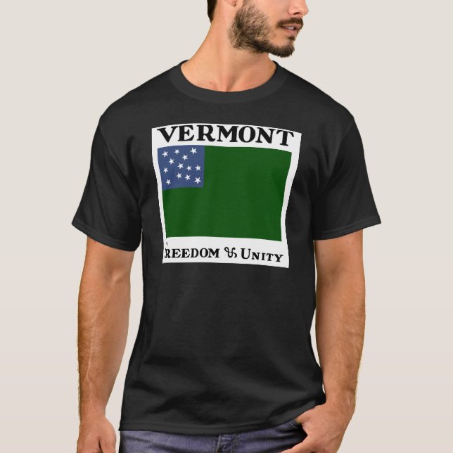 Camiseta Bandeira verde dos meninos da montanha da (Frente)