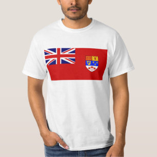Camiseta Bandeira vermelha canadense da bandeira