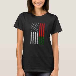 Camiseta Bandeira Vintage América EUA Orgulho Português Por