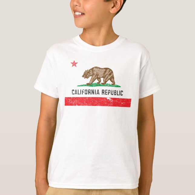 Camiseta Bandeira Vintage California (Frente)