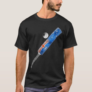Camiseta Bandeira Vintage Cricket Austrália Orgulho Aussies