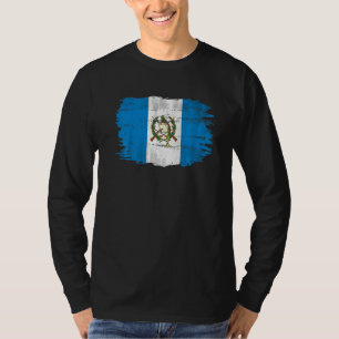 Camiseta Bandeira Vintage da Guatemala Para Guatemalteco