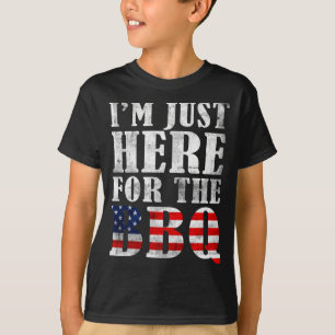 Camiseta Bandeira vintage de fumaça de carne de churrasco m