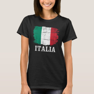 Camiseta Bandeira Vintage Italia Para Itália Italiano Itali