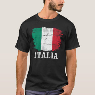 Camiseta Bandeira Vintage Italia Para Itália Italiano Itali