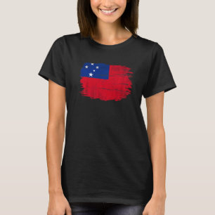 Camiseta Bandeira Vintage Samoa Para Samoano