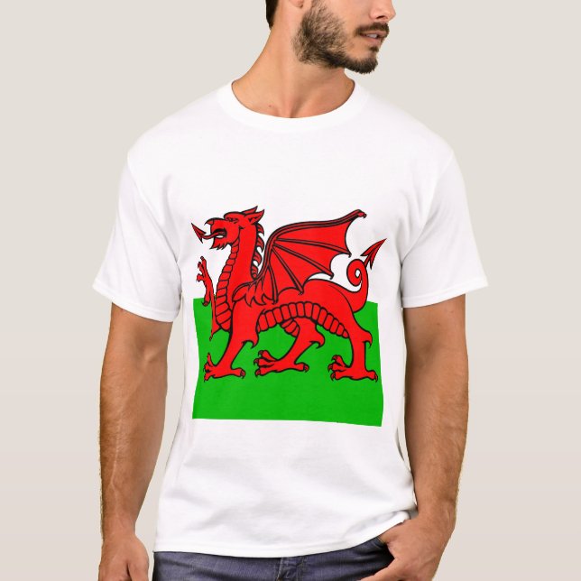 Camiseta Bandeira Welsh (Frente)
