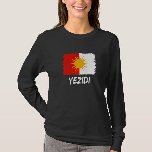 Camiseta Bandeira Yezidi Ezidi (Frente)