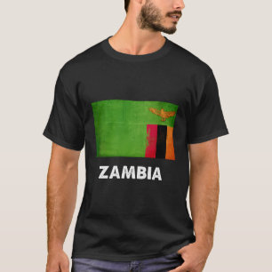 Camiseta Bandeira Zâmbia