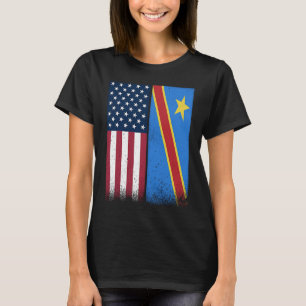Camiseta Bandeiras Americanas Congolesas da República Democ