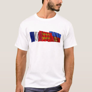 Camiseta Bandeiras de Calvados, de Basse-Normandie & de