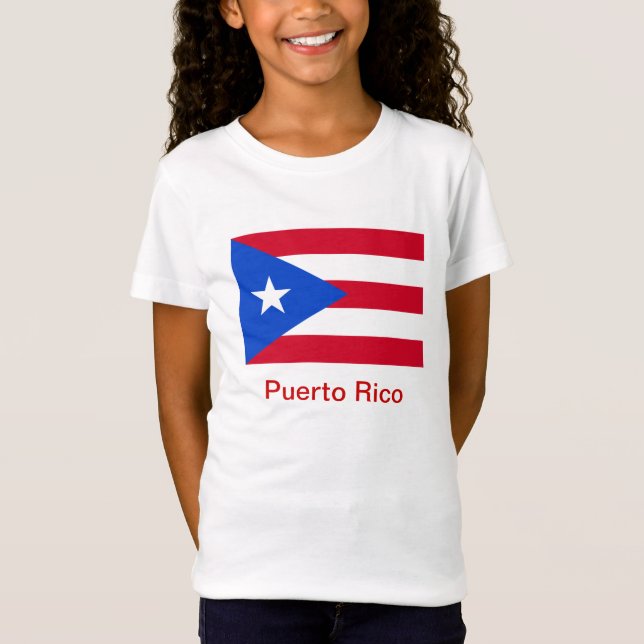 Camiseta Bandeiras de Puerto Rico (Frente)