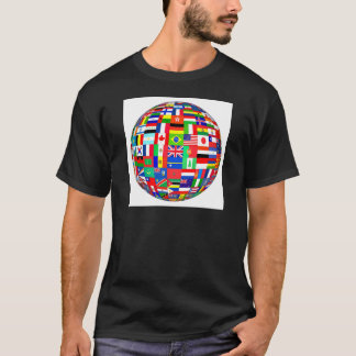 CAMISETA BANDEIRAS DE THE GLOBE