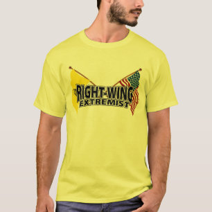 Camiseta Bandeiras do extremista do direita
