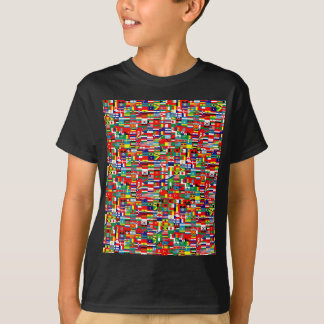 CAMISETA BANDEIRAS DO MUNDO