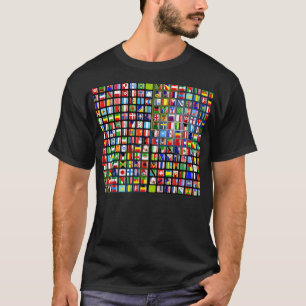 Camiseta Bandeiras do Mundo