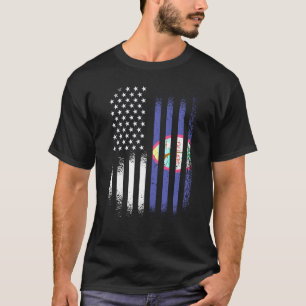Camiseta Bandeiras do País Crescente dos EUA do Patriot Ame