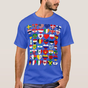 Camiseta Bandeiras dos países da Internacional