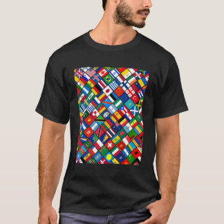 Camiseta Bandeiras Dos Países Do Gi Informativo Mundial