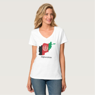 Camiseta Bandeiras e países Afeganistão