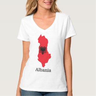 Camiseta Bandeiras e países Albânia