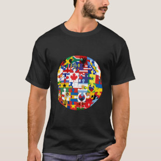 Camiseta Bandeiras Internacionais Bandeiras de Países Bande