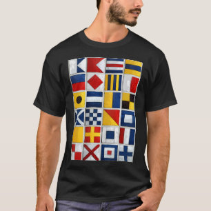 Camiseta bandeiras náuticas