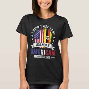 Camiseta Bandeiras Países Orgulho País Uga Americano Ugandê