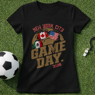 Camiseta Bandeiras Personalizadas da Cidade do Futebol & No