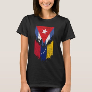 Camiseta Bandeiras venezuelanas cubanas foram atingidas em