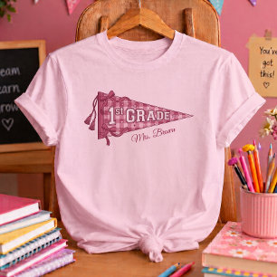 Camiseta Bandeirola Personalizada da 1ª Série Nome do Profe