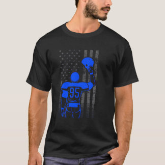 Camiseta Bandeja Azul Do Jogador De Futebol 95 Com