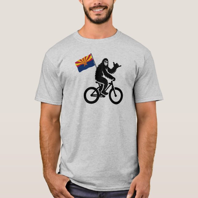 Camiseta Bandeja de Arizona de Círculo Bigfoot (Frente)