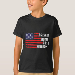 Camiseta Bandeja De Bumbuns E Bandeira Americana De Churras