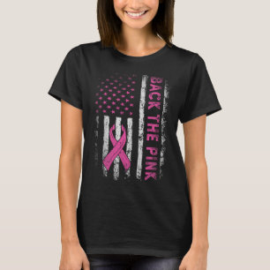 Camiseta Bandeja de Sensibilização do Cancer de Mama Rosa T